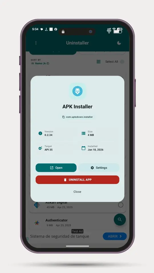 Search and filter interface
