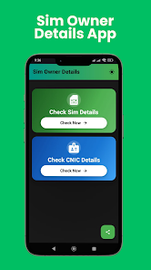Main screen - number search interface